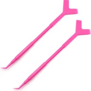 LASH LIFT TOOL - Y BRUSH 2in1 (DARK PINK)