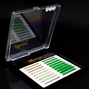 Rainbow Lashes (DARK GREEN-GREEN)