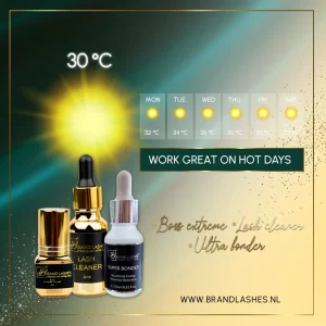 MUST HAVE - Summer kit. lash cleaner 20ml, super bonder 15ml,boss extreme 5ml