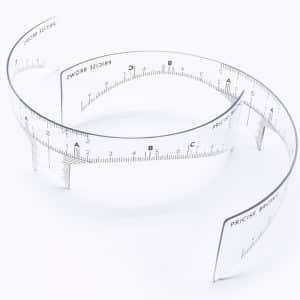 Herbruikbare BROW MAPPING MEETLAT/ LINIAAL | PLASTIC