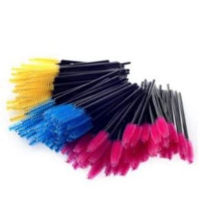 Wimperborsteltjes zwart (verschillende kleuren)
