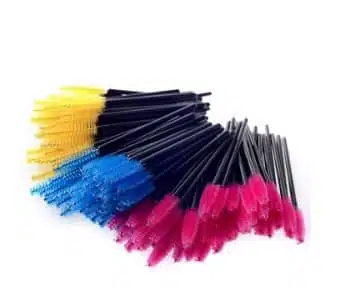 Wimperborsteltjes zwart (verschillende kleuren)
