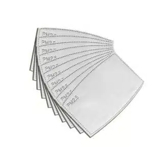 Mondmasker - 2 x carbon filters Btw-vrij