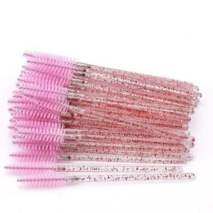 Crystal Sparkle Mascara Brushes - PINK