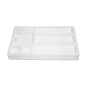 DISPOSABLE PLASTIC TRAYS / WEGWERP TRAYS (4stuks)