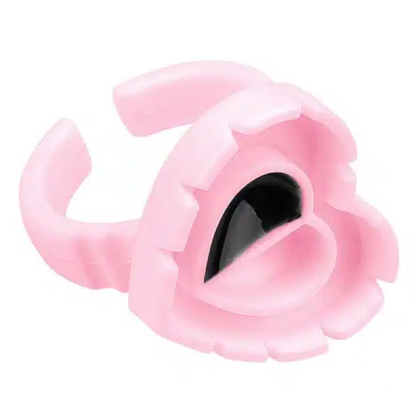 Lijm Ring / Glue Ring ( 25 stuks) Baby Pink - heart