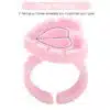 Lijm Ring / Glue Ring ( 25 stuks) Baby Pink - heart