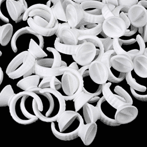 Lijm Ring / Glue Ring ( 25 stuks) WHITE -Split