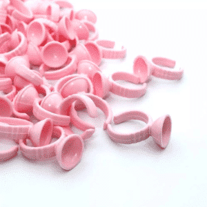 Lijm Ring / Glue Ring ( 25 stuks) PINK