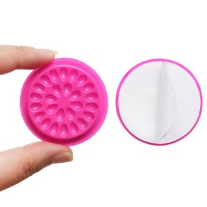 GLUE HOLDER met sticker (10 STUKS) DARK PINK