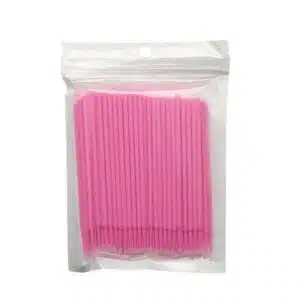 Microbrushes 100 stuks - Navulling (pink)
