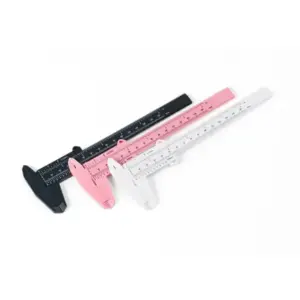 Brow Meetlat / Brow Ruler - PINK/BLACK