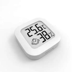 2in1 Digitale Hygrometer en Thermometer (Wit-vierkant)