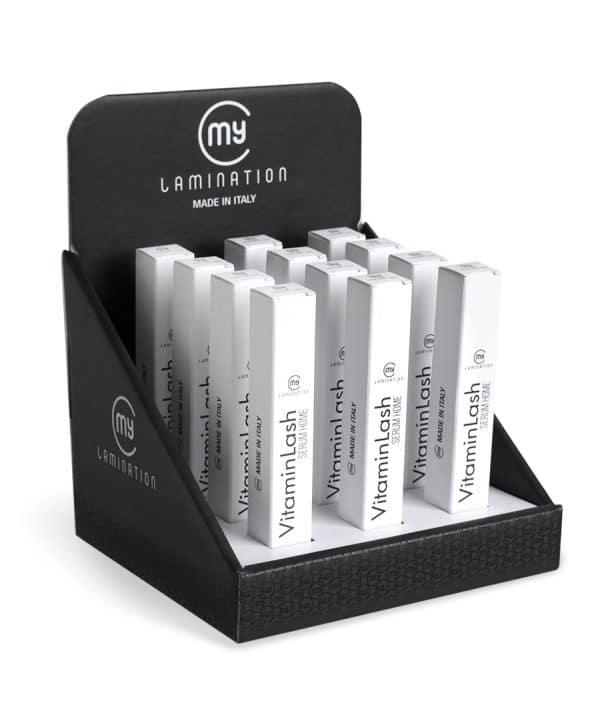 Vitamin Lash Serum Home Display + 12 serums (black)- My Lamination