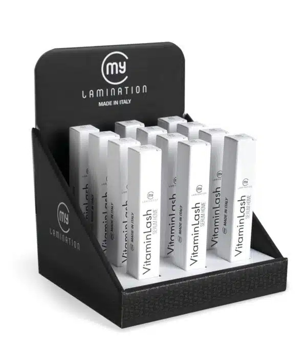 Vitamin Lash Serum Home Display + 12 serums (black)- My Lamination