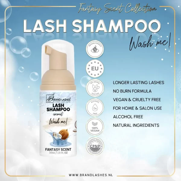 LASH SHAMPOO - COCONUT 30ml