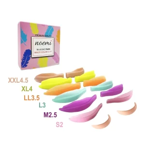 NOEMI | SILICONE RODS/SHIELDS SOFT MULTICOLOR  (7 PAIRS MIX)