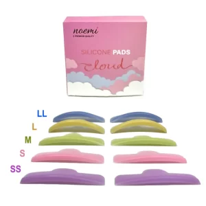 NOEMI | CLOUD SILICONE RODS/SHIELDS U-CURL (5 PAIRS MIX)
