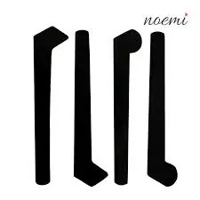 NOEMI | Silicone-Tape (Ribbon/Compensators) 2 PAIRS (black)