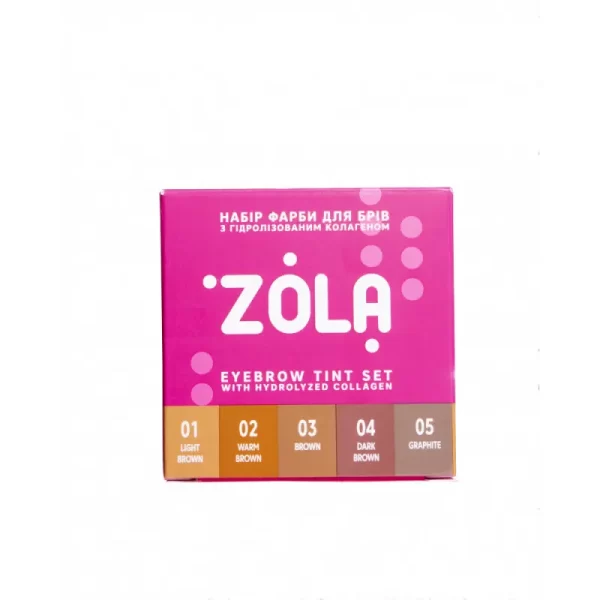 ZOLA | HYBRID WENKBRAUW TINT MET COLLAGEEN ( TESTER SET - 10 SACHETS)