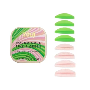 ZOLA | LASH LIFT SHIELDS | PINK & GREEN -8 pairs
