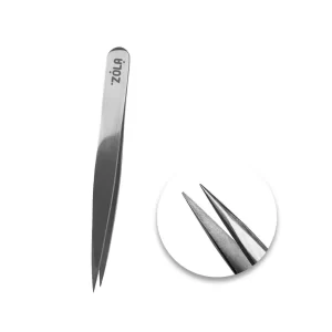ZOLA | POINTED TWEEZER | SILVER