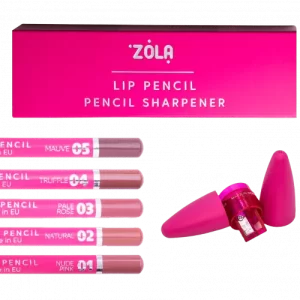 ZOLA | LIP PENCIL SET + PENCIL SHARPNER