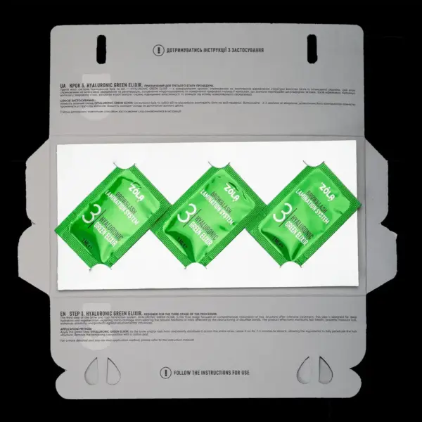 ZOLA | COLOR LAB SET | Hyaluronic Green Elixir (3 x 1ml)