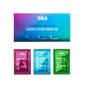 ZOLA | COLOR LAB SET | sachets (3 x 1ml) | step 1,2,3
