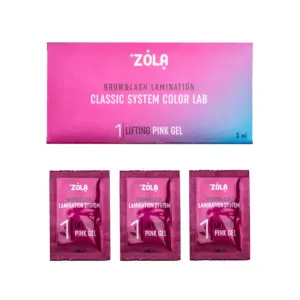 ZOLA | COLOR LAB SET | Lifting Pink Gel (3 x 1ml) | STEP 1